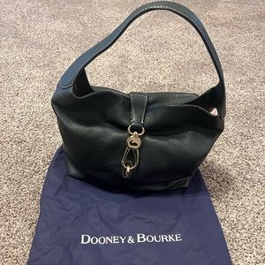 Black Leather Dooney & Bourke Purse